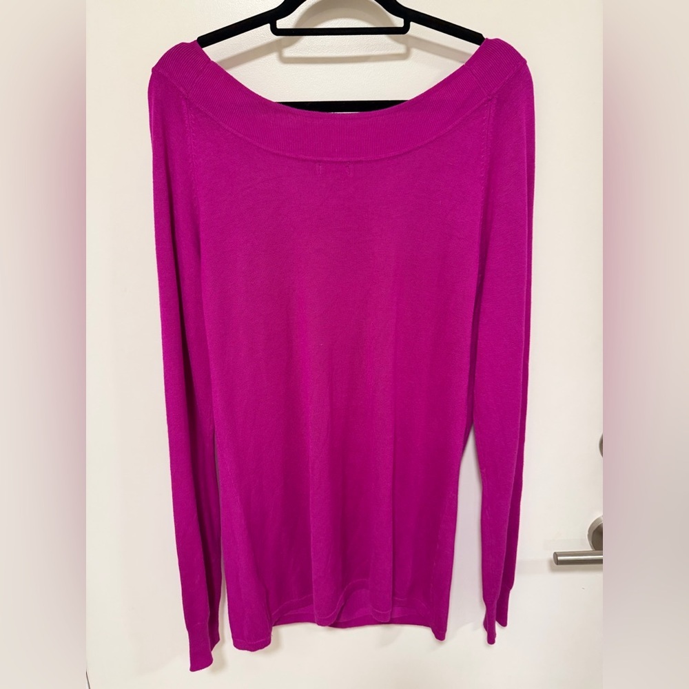 Danier Women's Vibrant Magenta Sweater - Picture 11 of 12